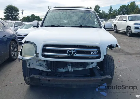 2002 Toyota Sequoia Limited V8 z USA, uszkodzony, nr VIN 5TDZT38A92S089242
